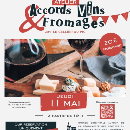 Atelier accords Vins & Fromages